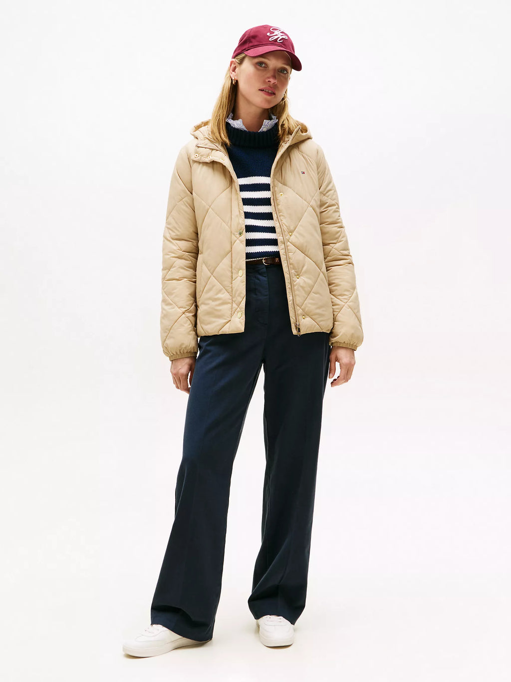 Tommy Hilfiger Lightweight Hooded Padded Quilted Jacket