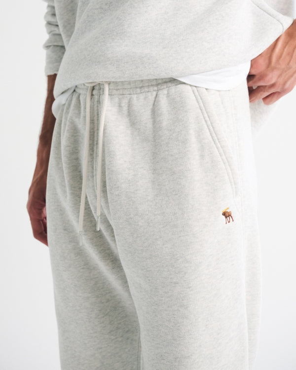 Abercrombie & Fitch Icon Straight Open-Hem Sweatpant