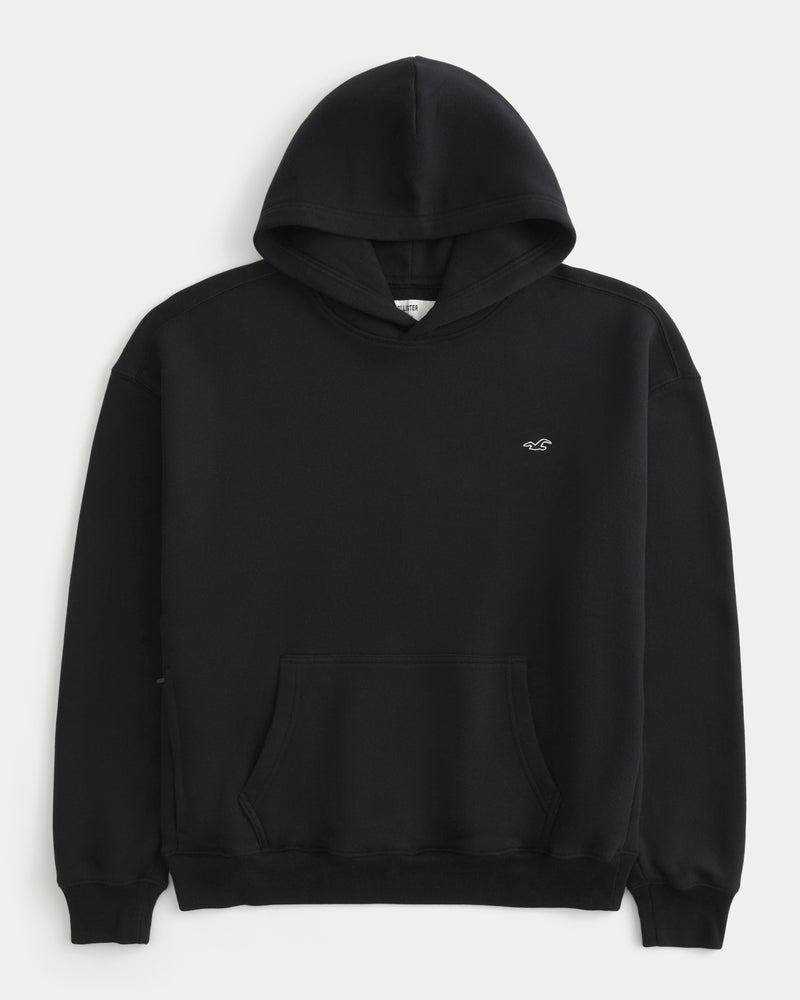 Hollister Boxy Washed Icon Hoodie