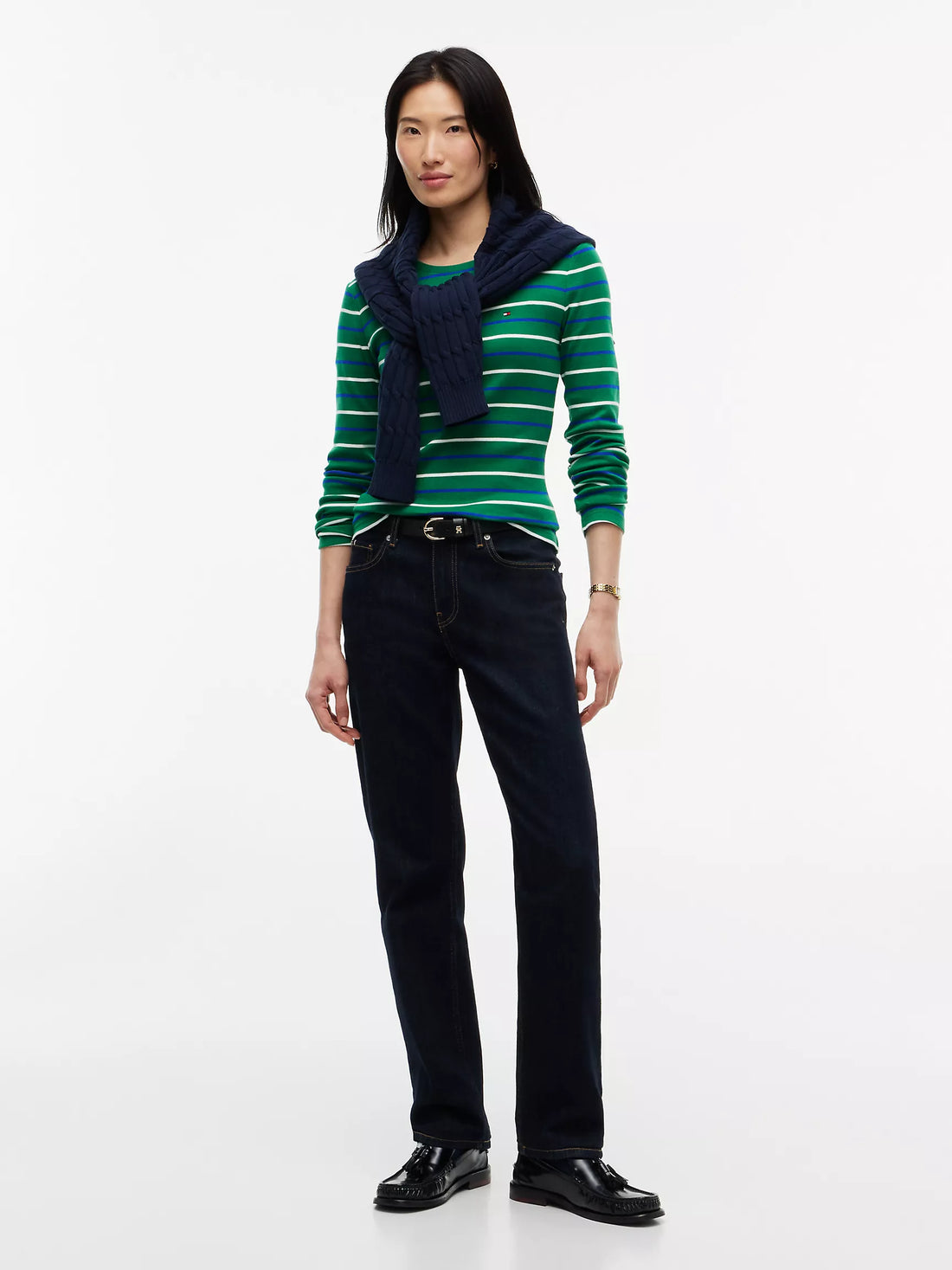 Tommy Hilfiger Long-Sleeve Striped Favorite T-Shirt