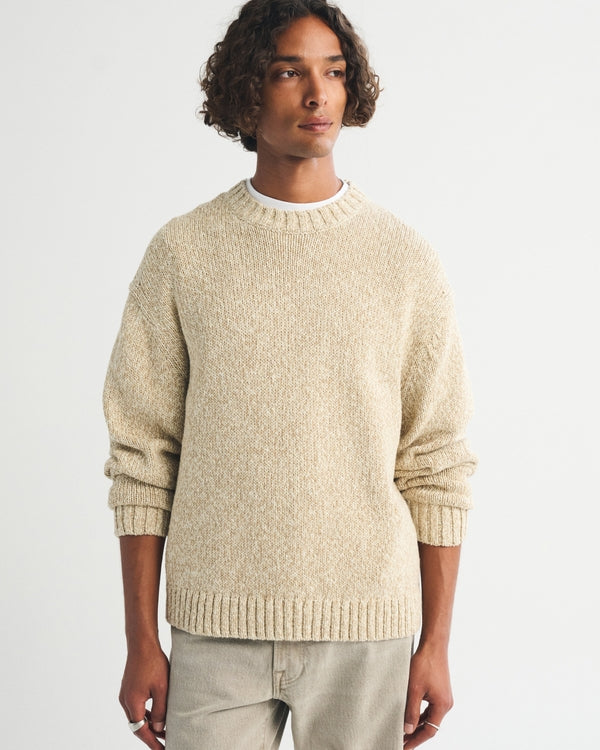 Abercrombie & Fitch Essential 100% Cotton Crew Sweater