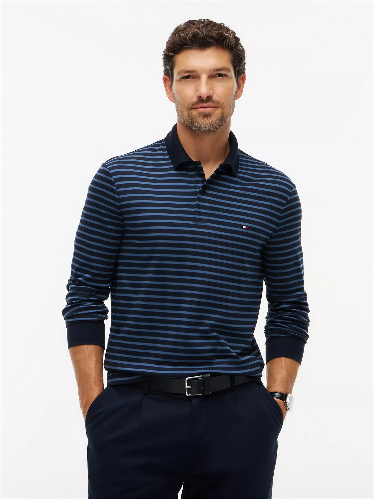 Tommy Hilfiger Regular Fit Long-Sleeve Polo