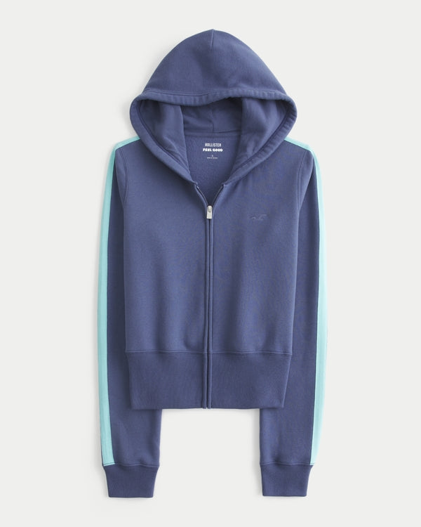 Hollister Hollister Feel Good Zip-Up Hoodie