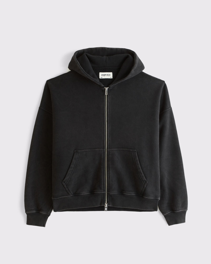 Abercrombie & Fitch Essential Full-Zip Hoodie