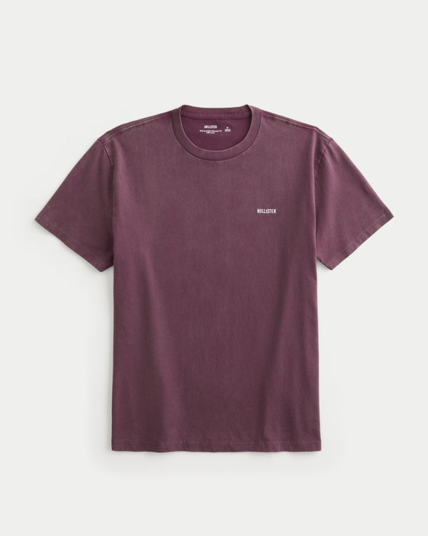 Hollister Relaxed Heavyweight Cotton Logo T-Shirt
