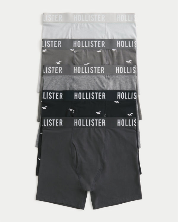 Hollister Longer-Length Fly Front Boxer Brief 7-Pack