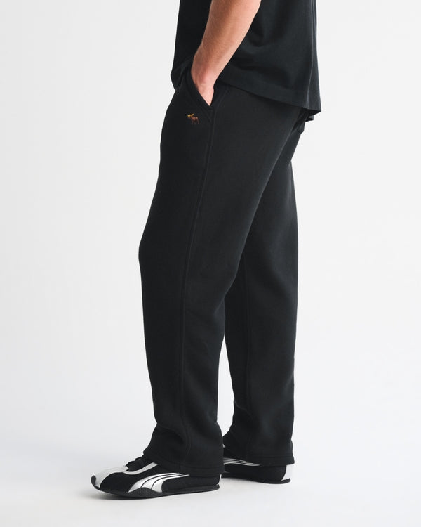 Abercrombie & Fitch Icon Straight Open-Hem Sweatpant