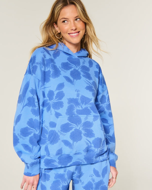 Hollister Feel Good Oversized Rugby Hoodie