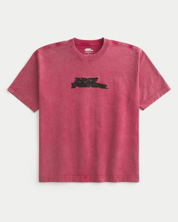Washed Deep Red