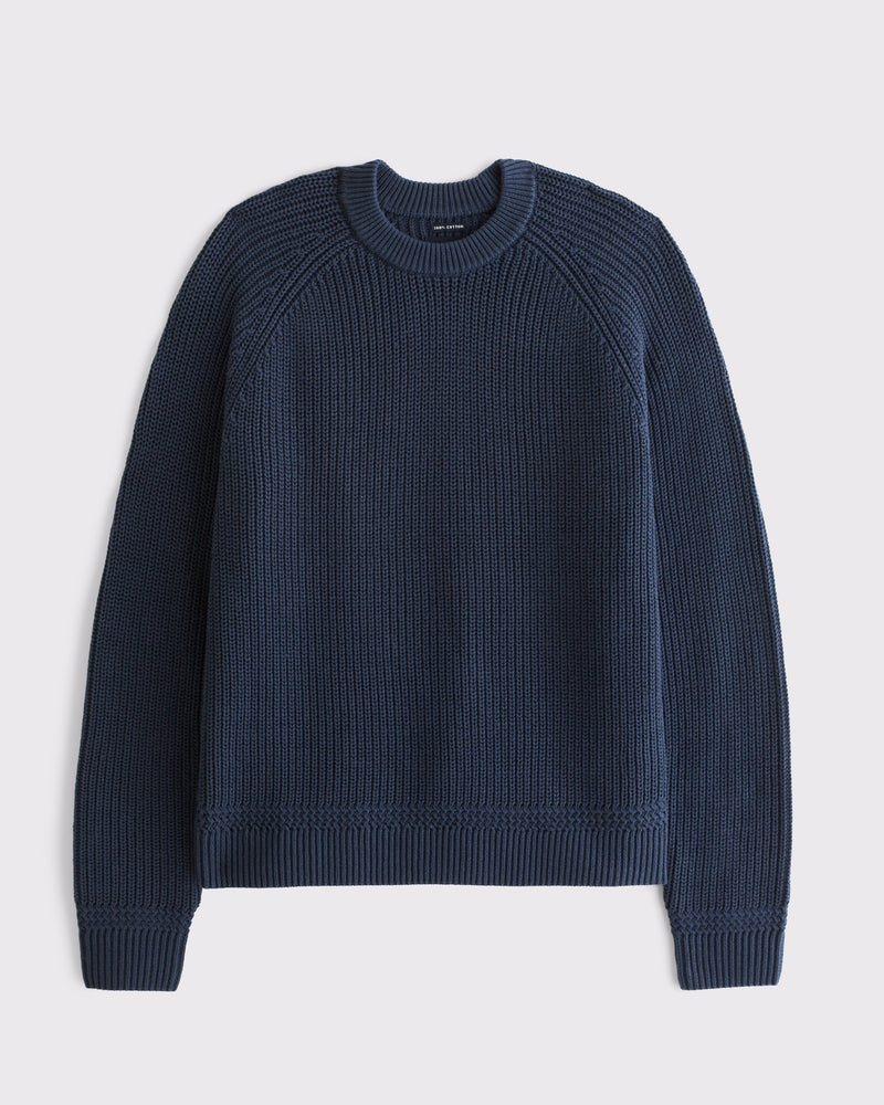 Abercrombie & Fitch 100% Cotton Crew Sweater