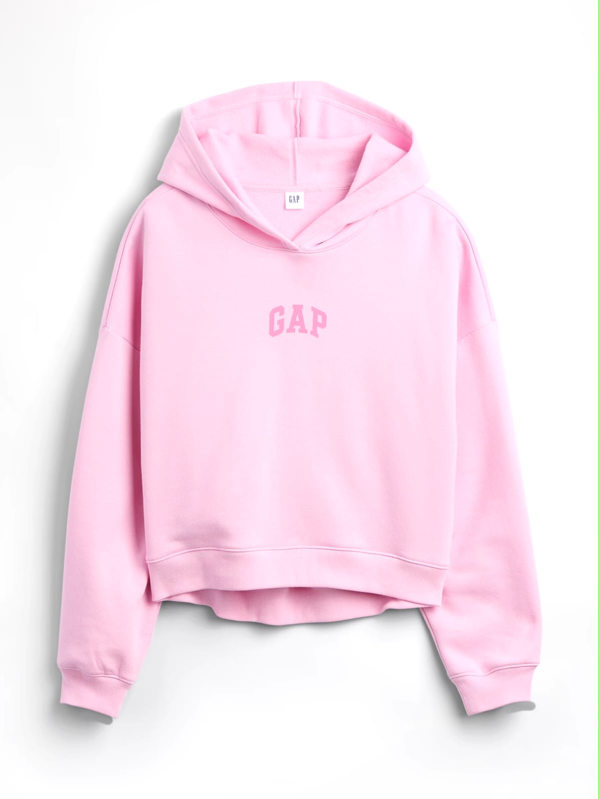 Gap Relaxed Mini-Logo Cropped Hoodie