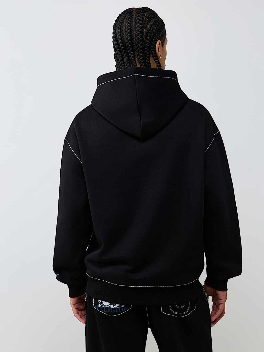 True Religion no. 1 logo big t hoodie