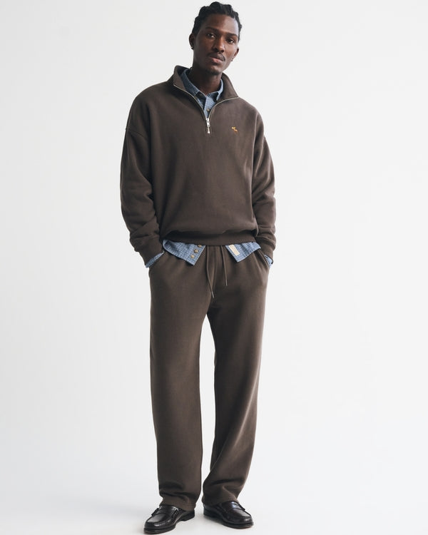 Abercrombie & Fitch Icon Straight Open-Hem Sweatpant