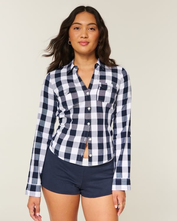 Navy Blue Check 