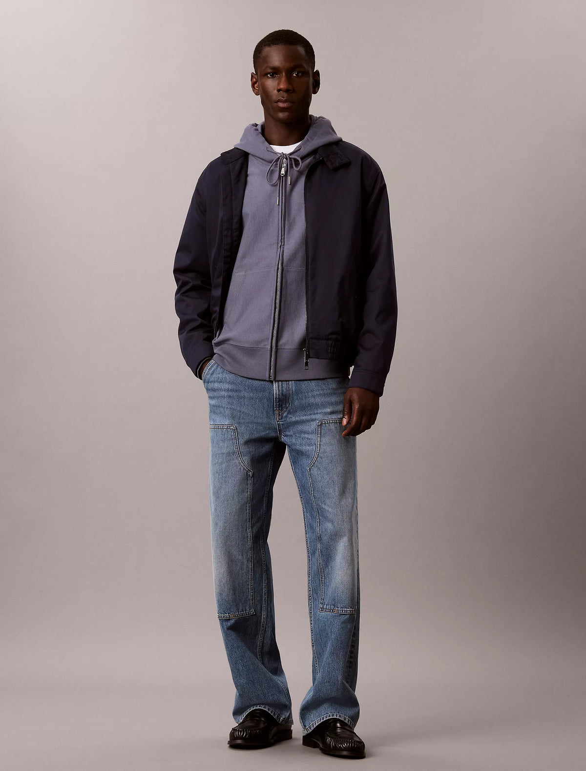 Calvin Klein Premium Terry Relaxed Zip Hoodie