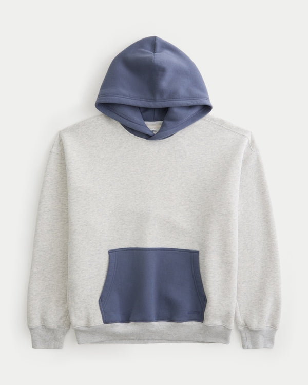 Hollister Boxy Two-Tone Hoodie