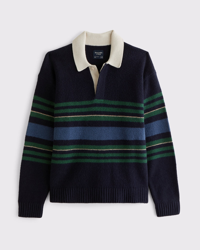 Abercrombie & Fitch Rugby Sweater Polo