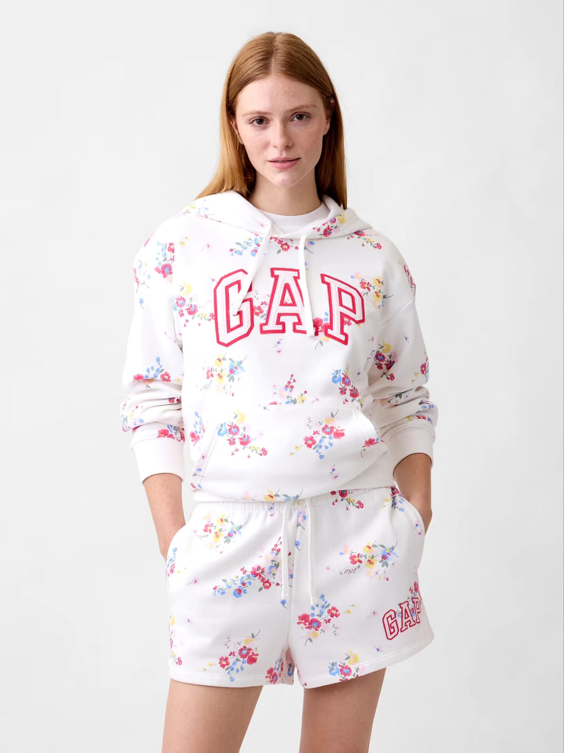 White Multi Floral 