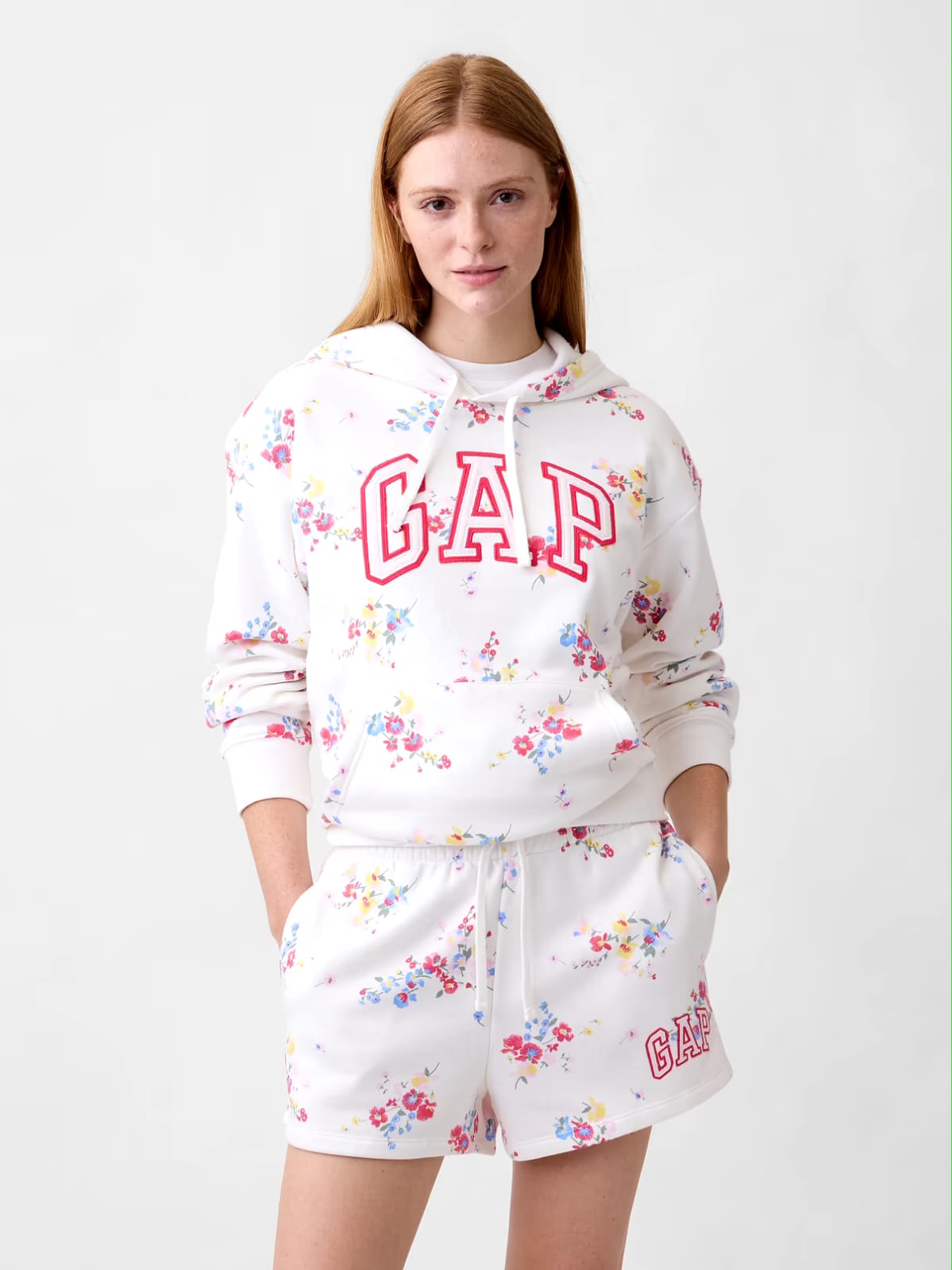 White Multi Floral 