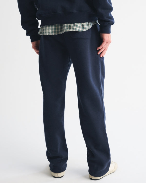 Abercrombie & Fitch Icon Straight Open-Hem Sweatpant