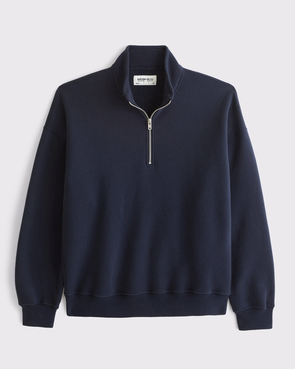 Abercrombie & Fitch Essential Half-Zip Sweatshirt