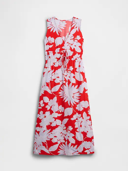 Red Floral Print 