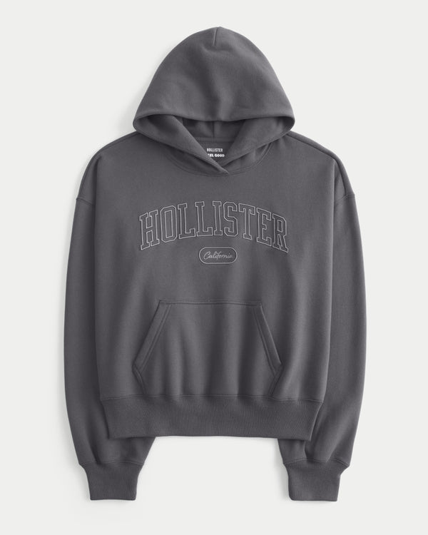 Hollister Feel Good Logo Graphic Hoodie