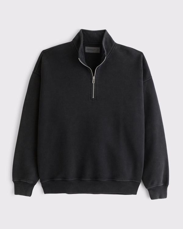 Abercrombie & Fitch Essential Half-Zip Sweatshirt