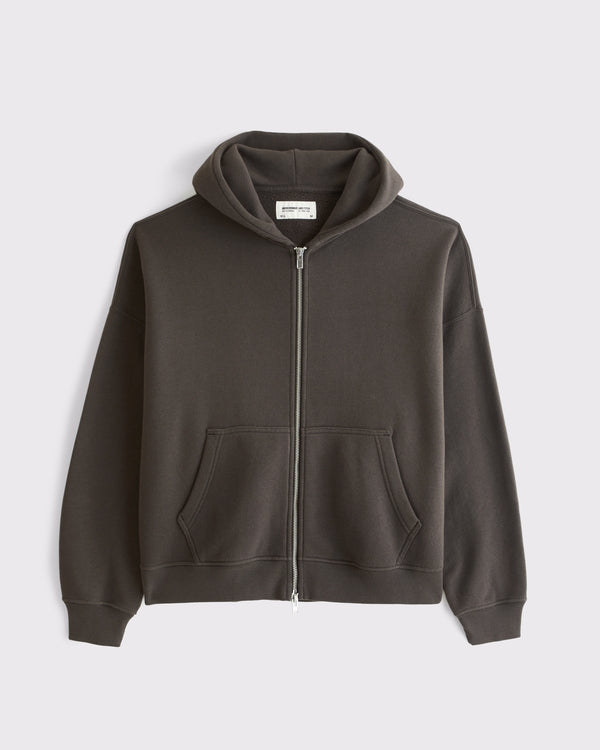 Abercrombie & Fitch Essential Full-Zip Hoodie