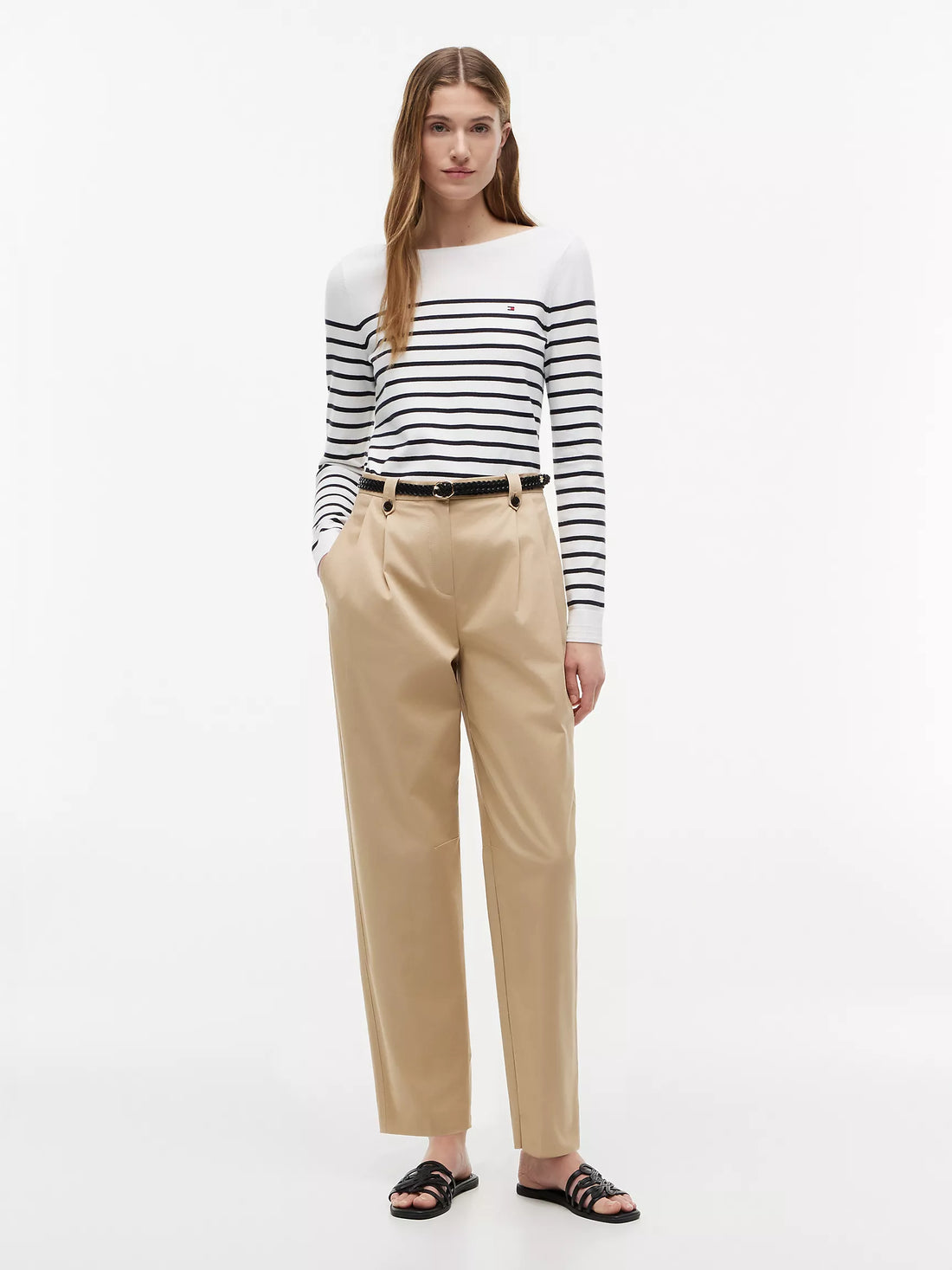 Tommy Hilfiger Striped Boatneck Sweater