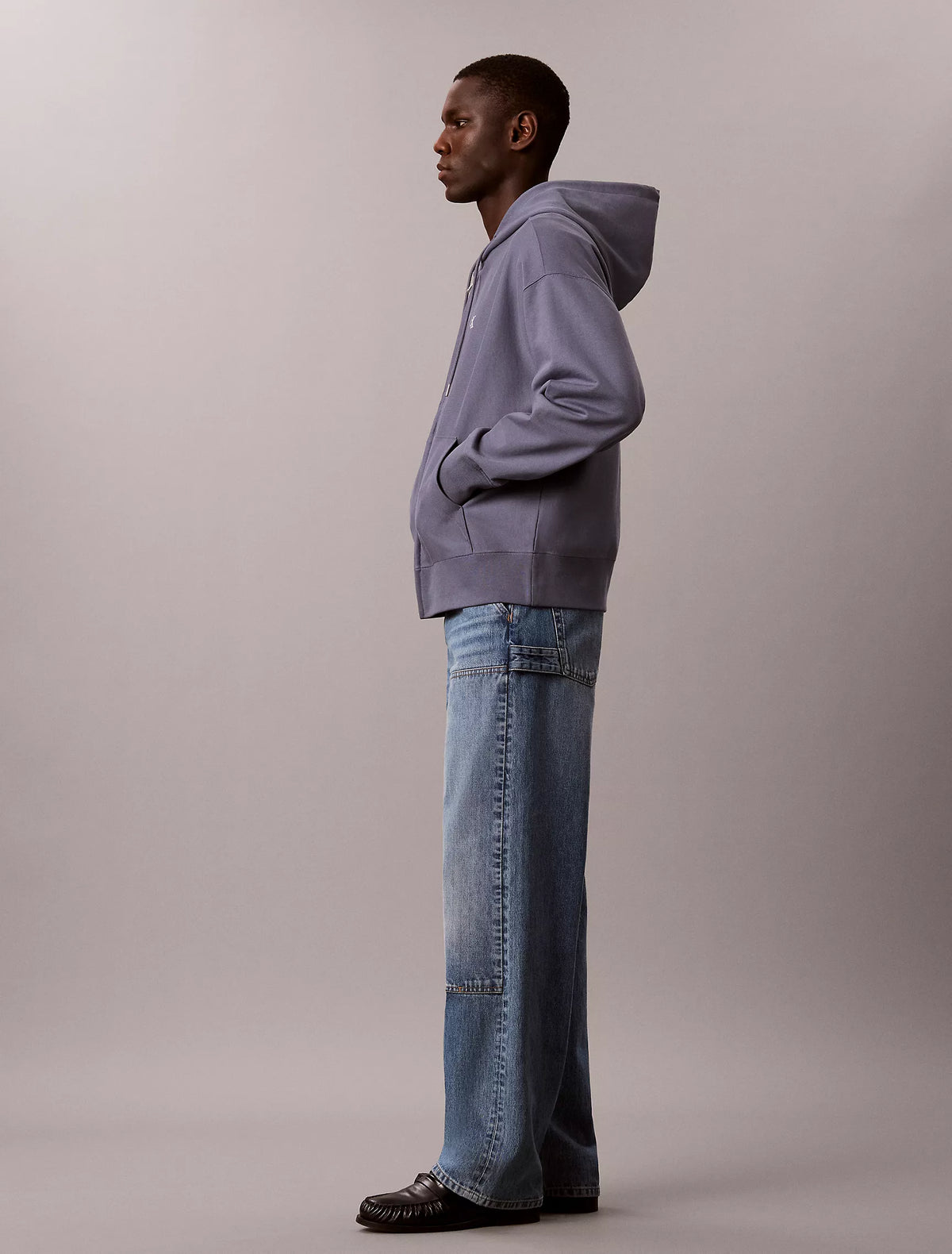 Calvin Klein Premium Terry Relaxed Zip Hoodie