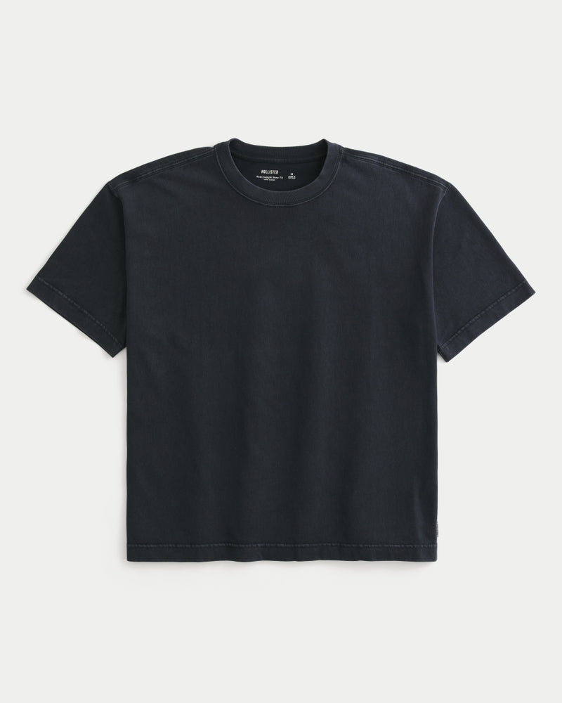 Hollister Boxy Heavyweight Crew T-Shirt