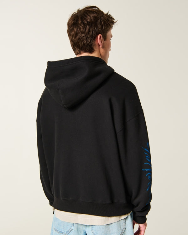 Hollister Boxy Zip-Up Hoodie