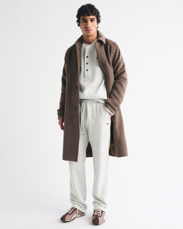 Abercrombie & Fitch Icon Straight Open-Hem Sweatpant