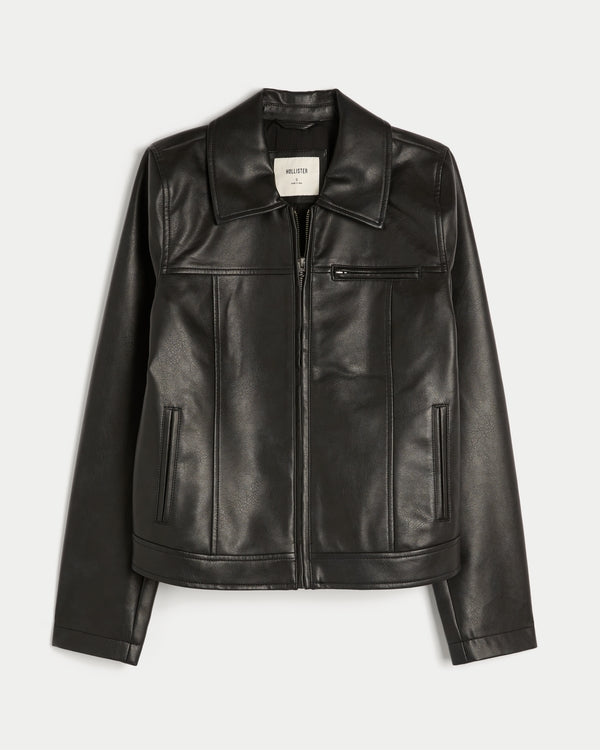Hollister Faux Leather Jacket