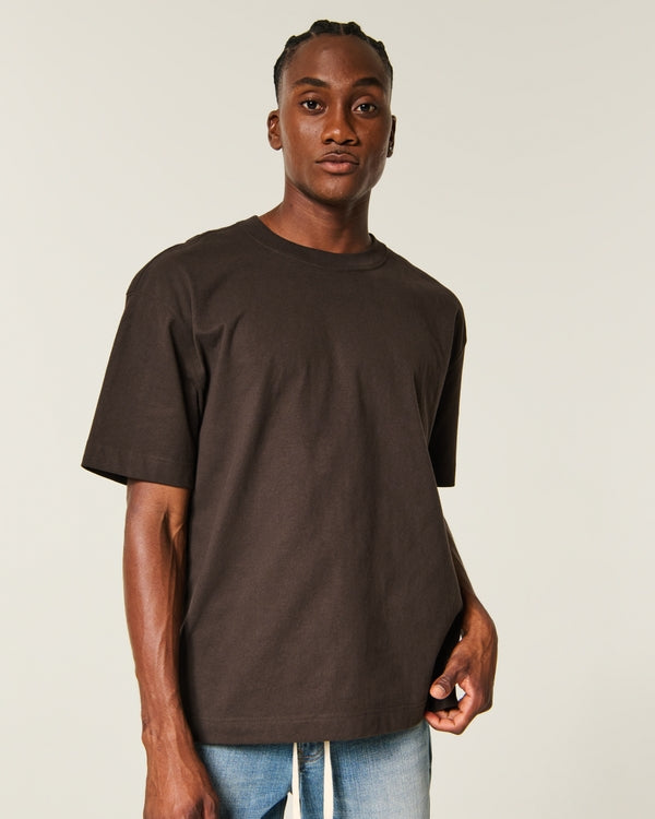Hollister Boxy Heavyweight Crew T-Shirt