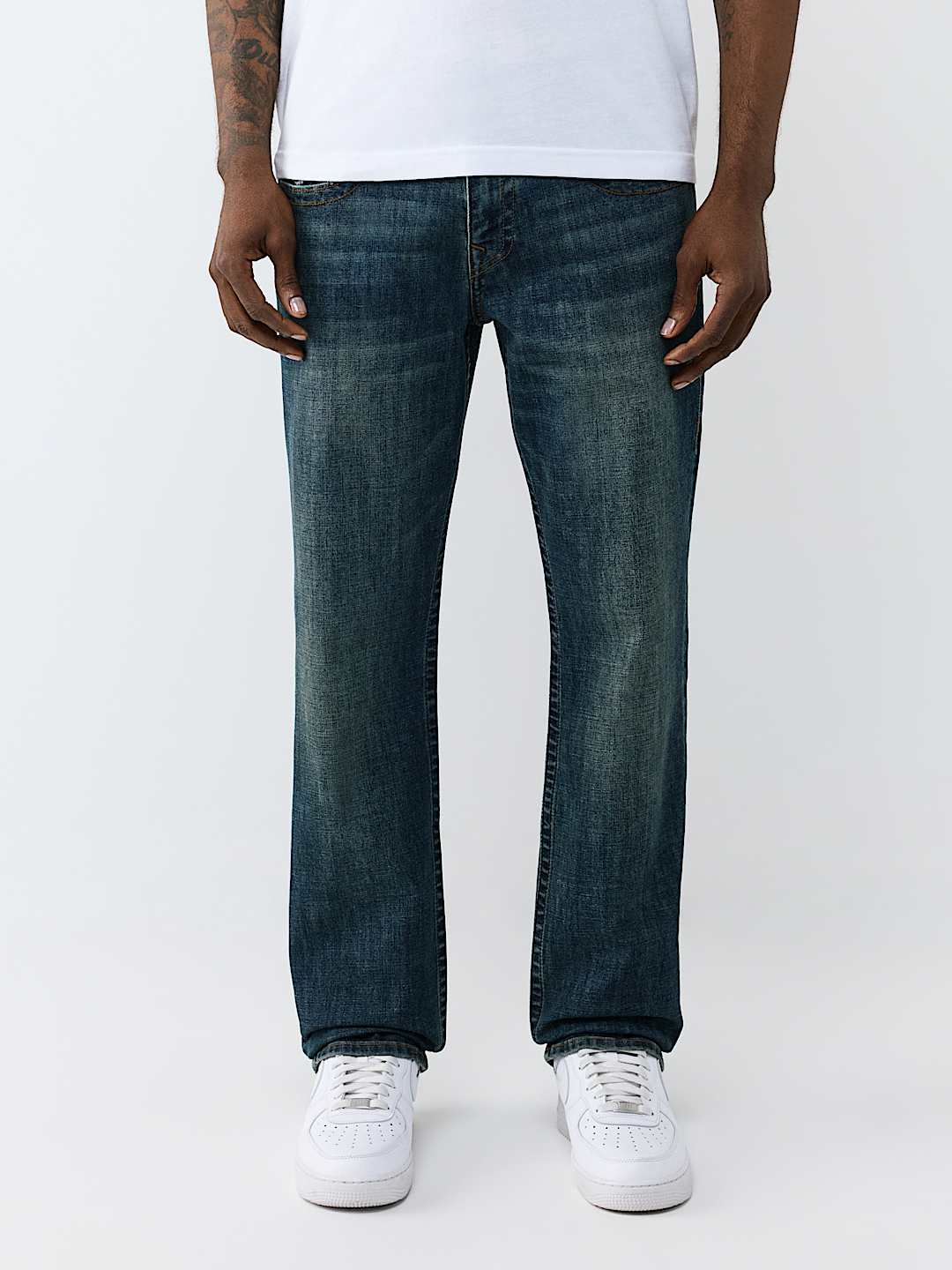 True Religion ricky flap straight jean 34