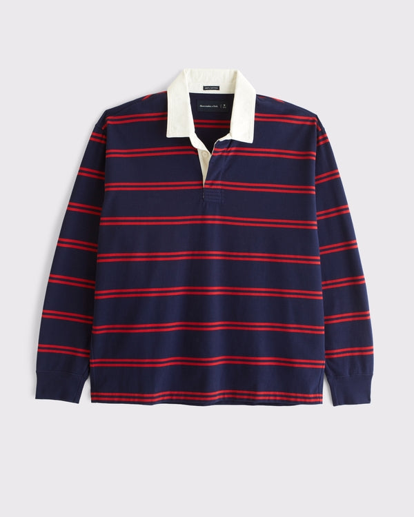 Abercrombie & Fitch Premium Heavyweight Rugby Polo
