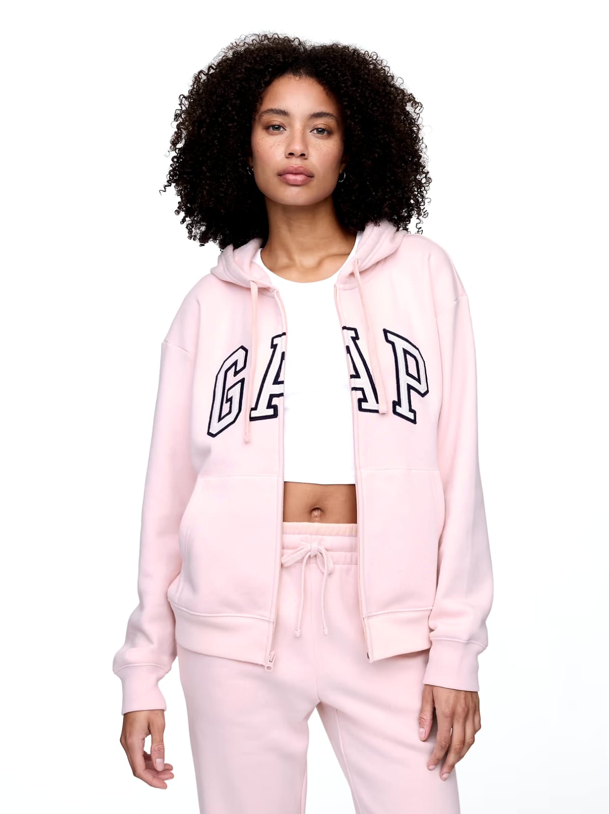 Relaxed Gap Logo Zip Hoodie