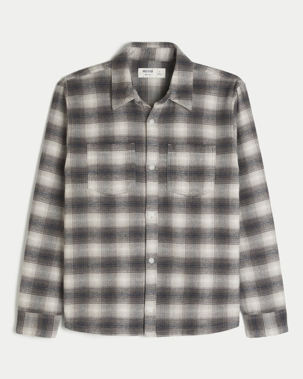 Hollister Boxy Flannel Shirt