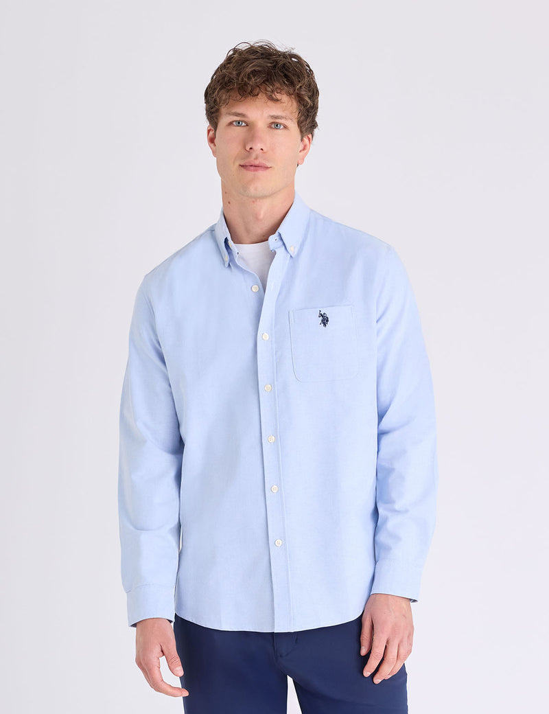 U.S. POLO ASSN LONG SLEEVE STRETCH OXFORD SHIRT