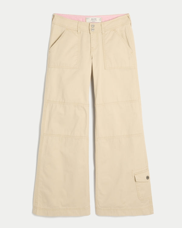 Hollister Andi Adjustable Waist Low-Rise Wide-Leg Pants