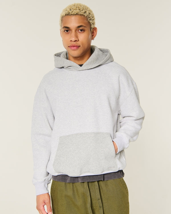 Hollister Boxy Two-Tone Hoodie