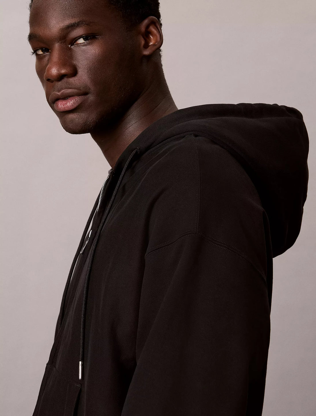 Calvin Klein Premium Terry Relaxed Zip Hoodie