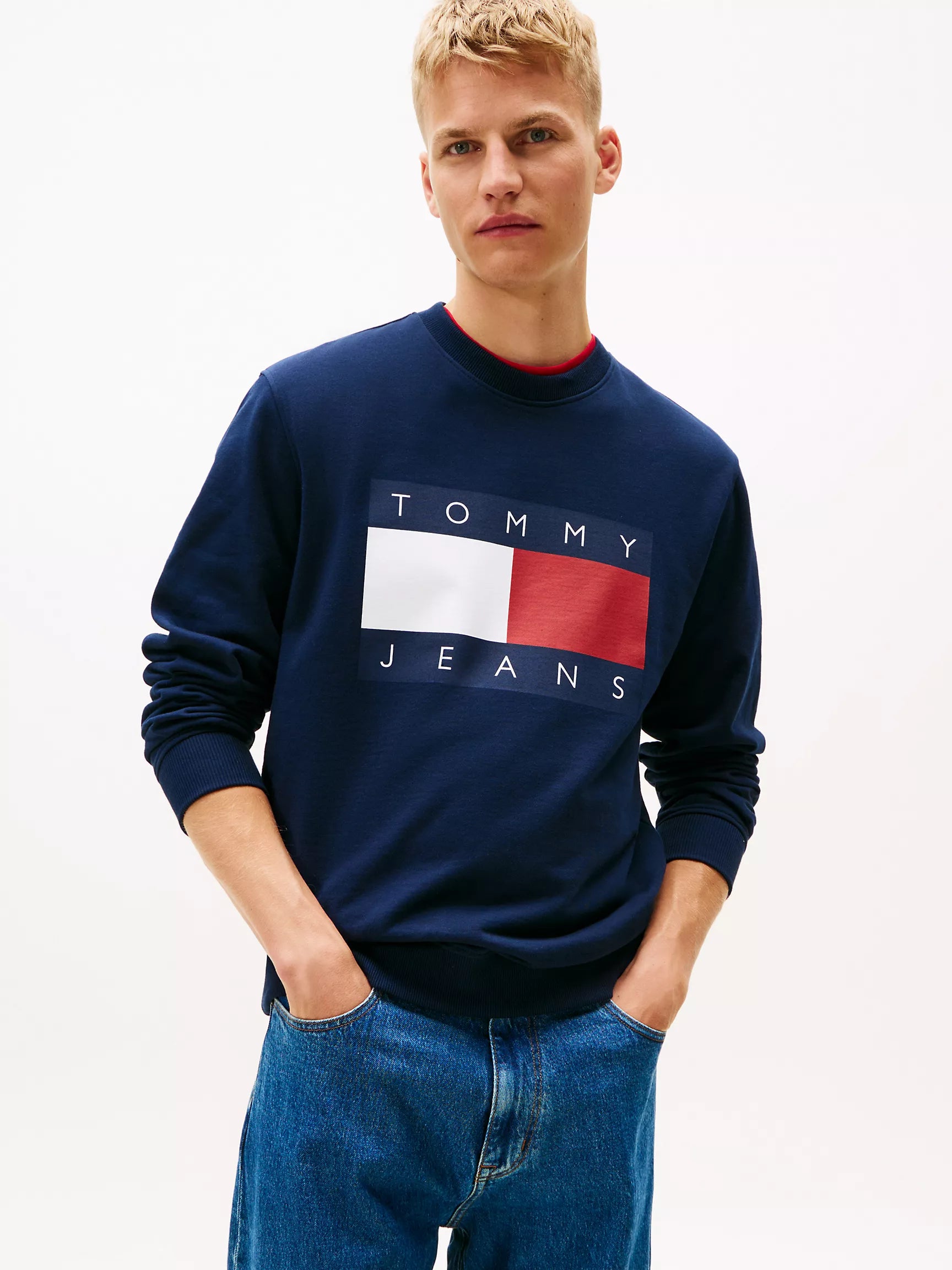 Tommy Hilfiger Tommy Jeans Big Flag Logo Sweatshirt
