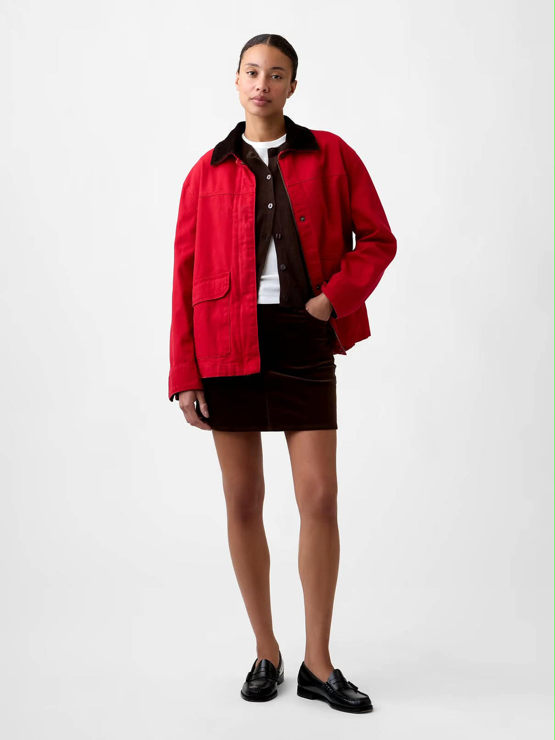 Gap Relaxed Canvas Barn Jacket