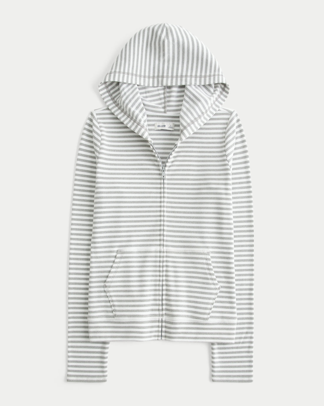 Hollister Seamless Fabric Zip-Up Hoodie