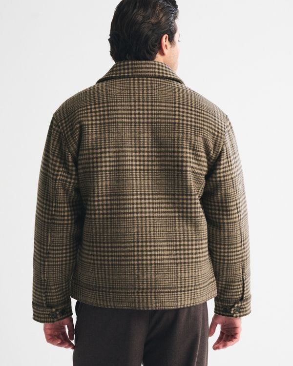 Abercrombie & Fitch Wool-Blend Zip Jacket