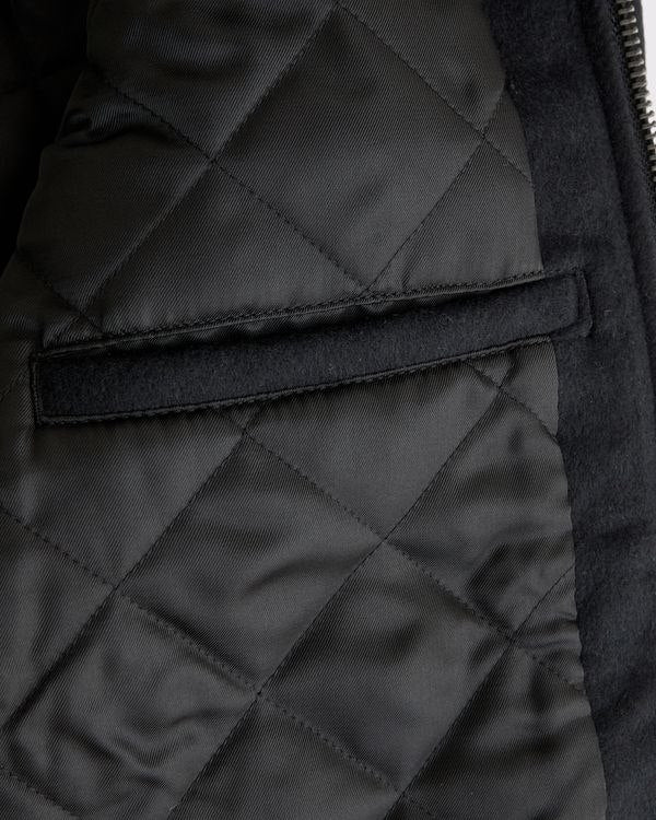 Abercrombie & Fitch Wool-Blend Zip Jacket