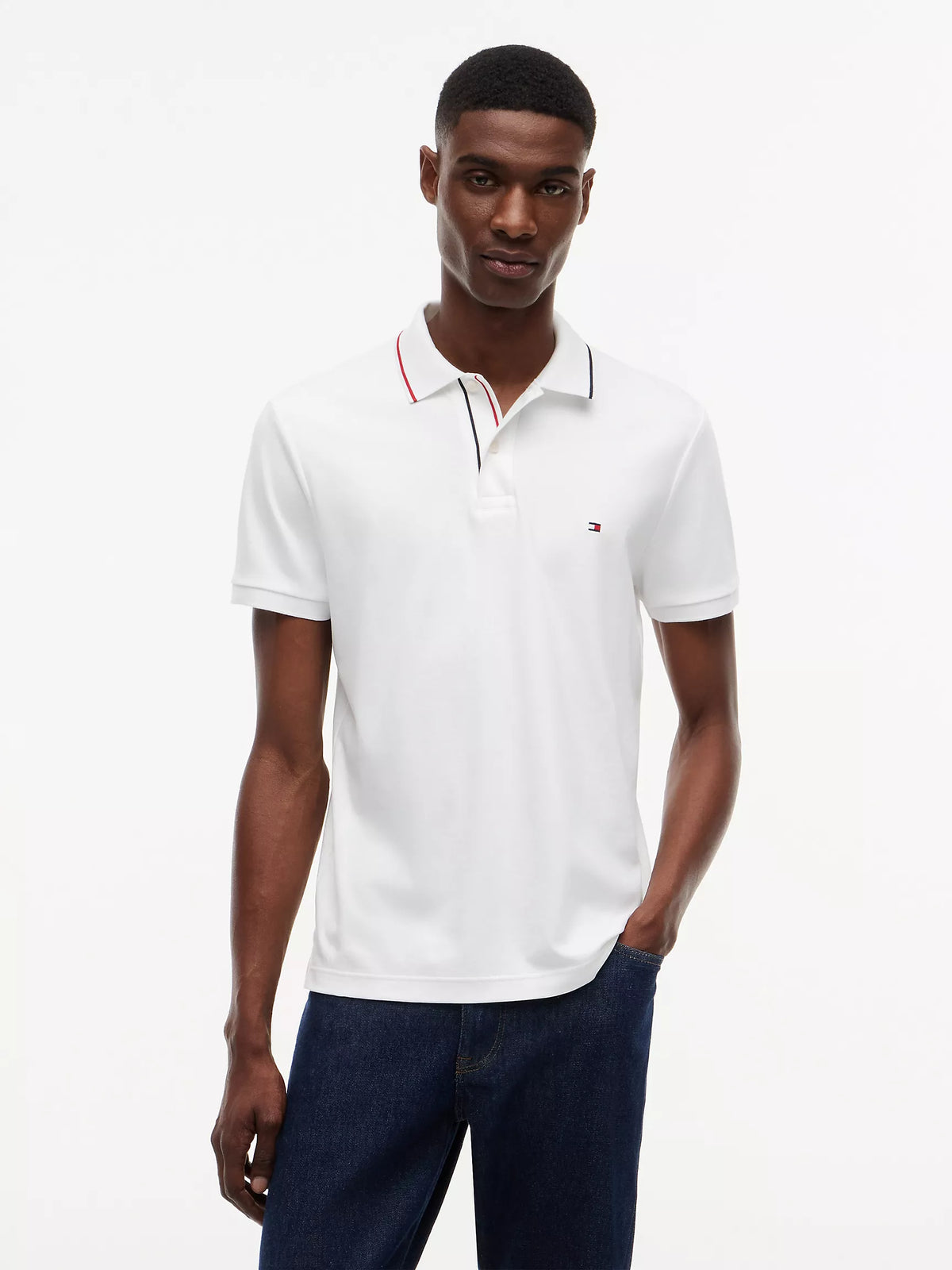 Tommy Hilfiger Slim Fit Smooth Cotton Polo